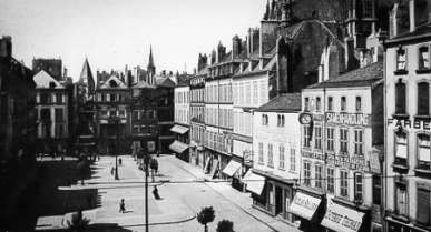 Historische Postkarte - Metz - Jakobsplatz