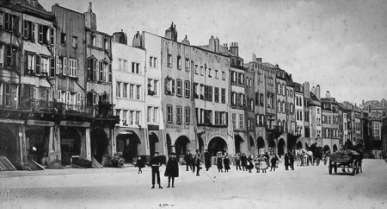 Historische Postkarte - Metz - Ludwigsplatz