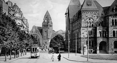 Historische Postkarte - Metz - Hauptpost