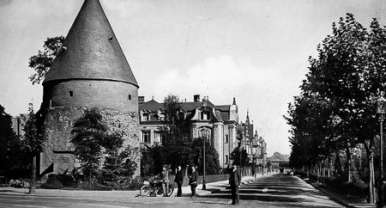 Historische Postkarte - Metz - Kaiser-Wilhelm-Ring