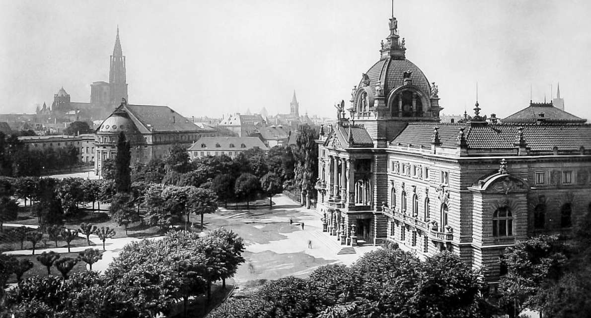 Historische Ansichtskarte - Straßburg 