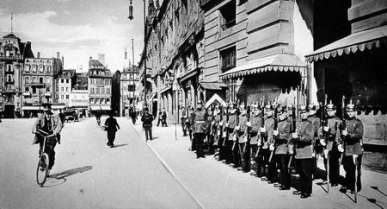 Historische Postkarte - Straßburg - Kieberplatz