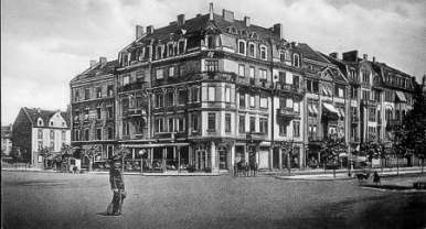 Historische Postkarte - Thionville - Luxemburger Torplatz