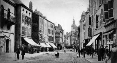 Historische Postkarte - Thionville - Pariser Straße