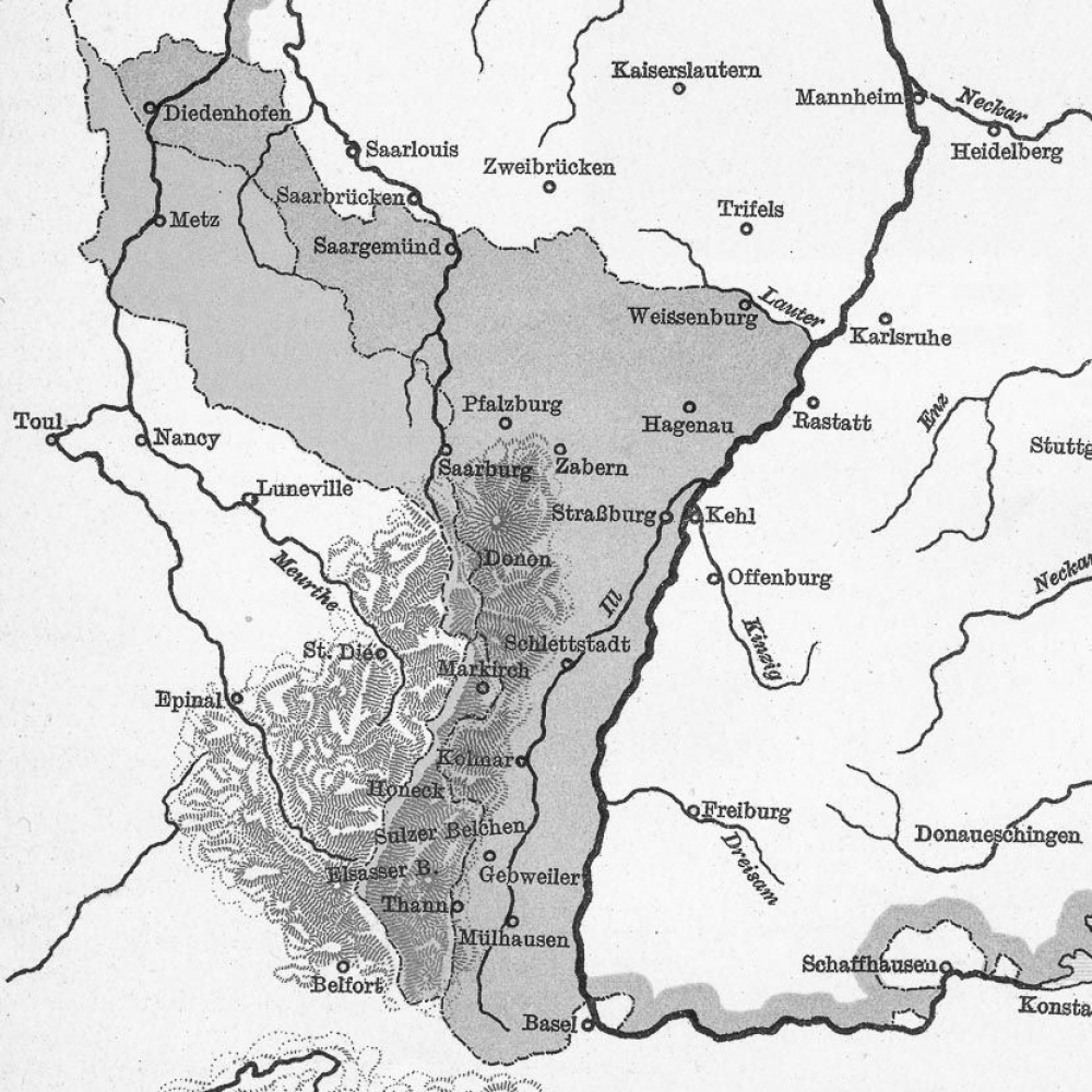 Erster Weltkrieg - Zweisprachigkeit der Bevölkerung im Reichsland Elsass-Lothringen - 1914