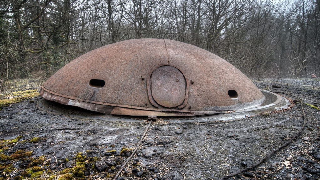Frankreich - Deutsche Festungen rund um Metz - Panzerbatterie - Feste Lothringen 