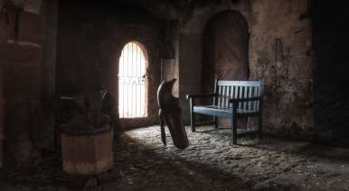 Mittelalterliche Burg Ronneburg in Hessen (Deutschland)