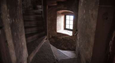 Mittelalterliche Burg Ronneburg in Hessen (Deutschland)