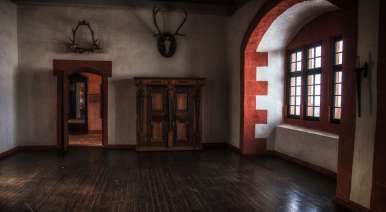 Mittelalterliche Burg Ronneburg in Hessen (Deutschland)