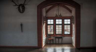 Mittelalterliche Burg Ronneburg in Hessen (Deutschland)