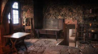 Mittelalterliche Burg Ronneburg in Hessen (Deutschland)