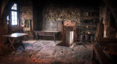 Mittelalterliche Burg Ronneburg in Hessen (Deutschland)