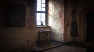 Mittelalterliche Burg Ronneburg in Hessen (Deutschland)