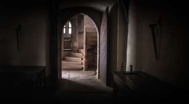 Mittelalterliche Burg Ronneburg in Hessen (Deutschland)