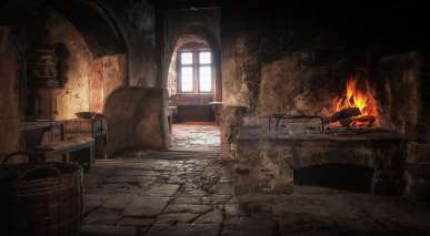 Mittelalterliche Burg Ronneburg in Hessen (Deutschland)