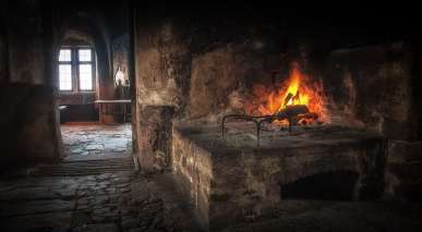 Mittelalterliche Burg Ronneburg in Hessen (Deutschland)