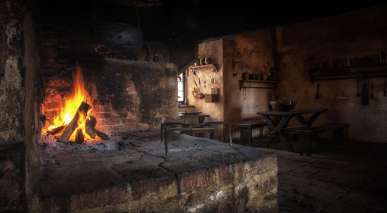 Mittelalterliche Burg Ronneburg in Hessen (Deutschland)