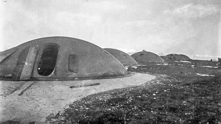 Italienische Panzertürme