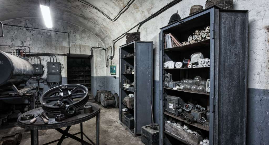 Maginot-Linie: Gros Ouvrage Simserhof - Artilleriewerk Simserhof - Werkstatt