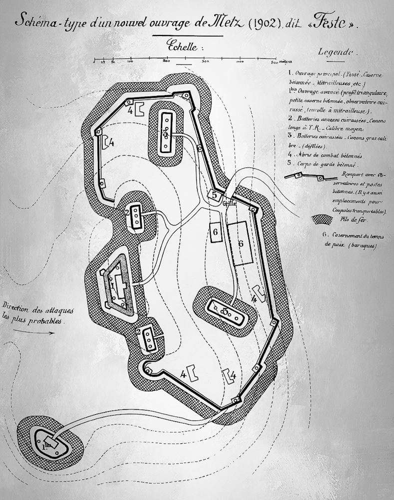 Quelle gallica.bnf.fr / Bibliothèque nationale de France - Fortification cuirassée et les forteresses au début du XXe siècle 
