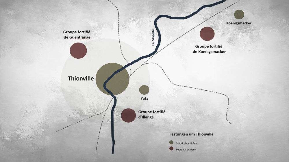 Deutsche Festungen rund um Thionville (Diedenhofen) - Frankreich