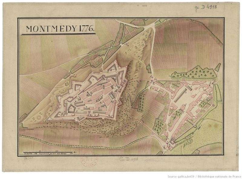 Zitadelle von Montmédy - Quelle: gallica.bnf.fr / Bibliothèque national de France