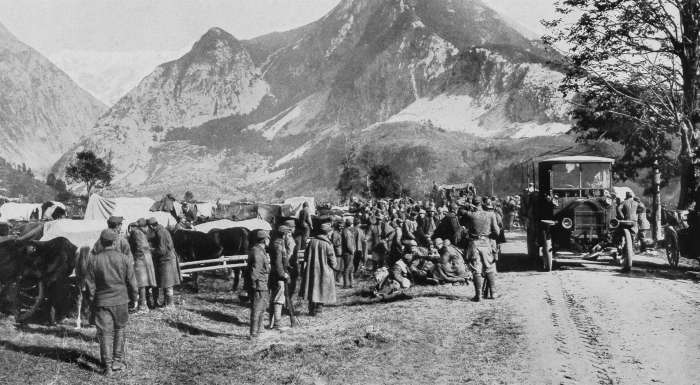 Weltkrieg Striffler: Der Minenkrieg in Tirol Colbricon-Marmolata Alpenkrieg 1