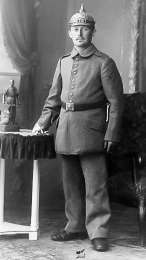 Erster Weltkrieg - Portrait von Soldaten