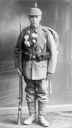 Erster Weltkrieg - Portrait von Soldaten