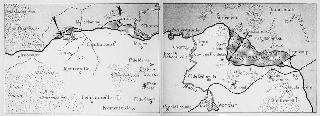 Quelle: Michelin's Illustrated Guides to the Battle-Fields: Verdun - Argonne - Metz (1914-1918) - Michelin & Cie., 1919