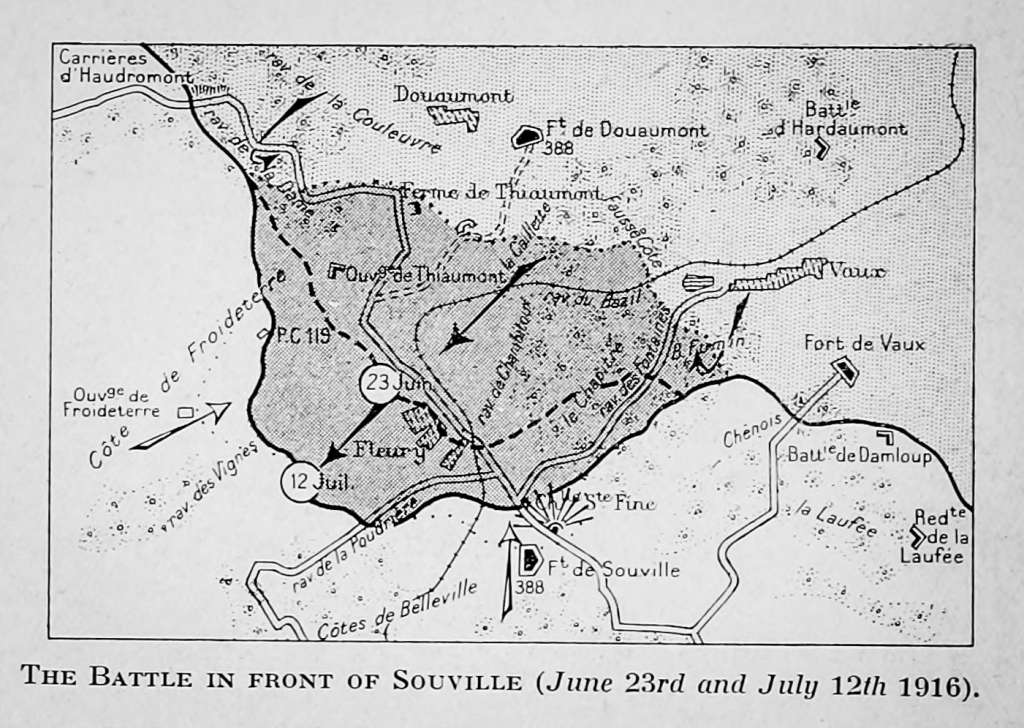 Quelle: Michelin's Illustrated Guides to the Battle-Fields: Verdun - Argonne - Metz (1914-1918) - Michelin & Cie., 1919