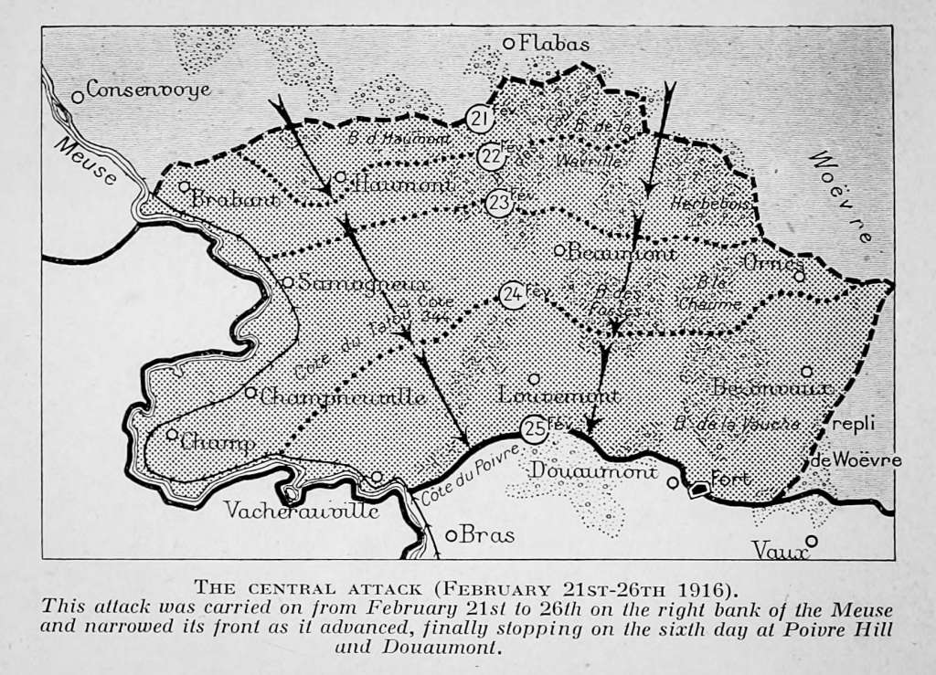 Quelle: Michelin's Illustrated Guides to the Battle-Fields: Verdun - Argonne - Metz (1914-1918) - Michelin & Cie., 1919