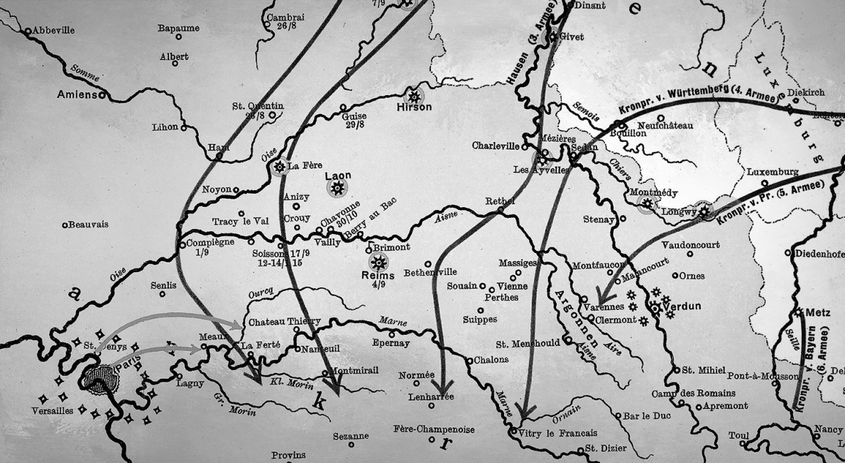 Erster Weltkrieg - Schlieffenplan von 1905
