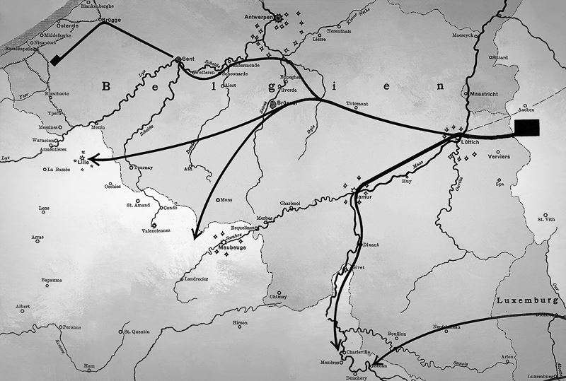 Erster Weltkrieg - Schlieffenplan von 1905