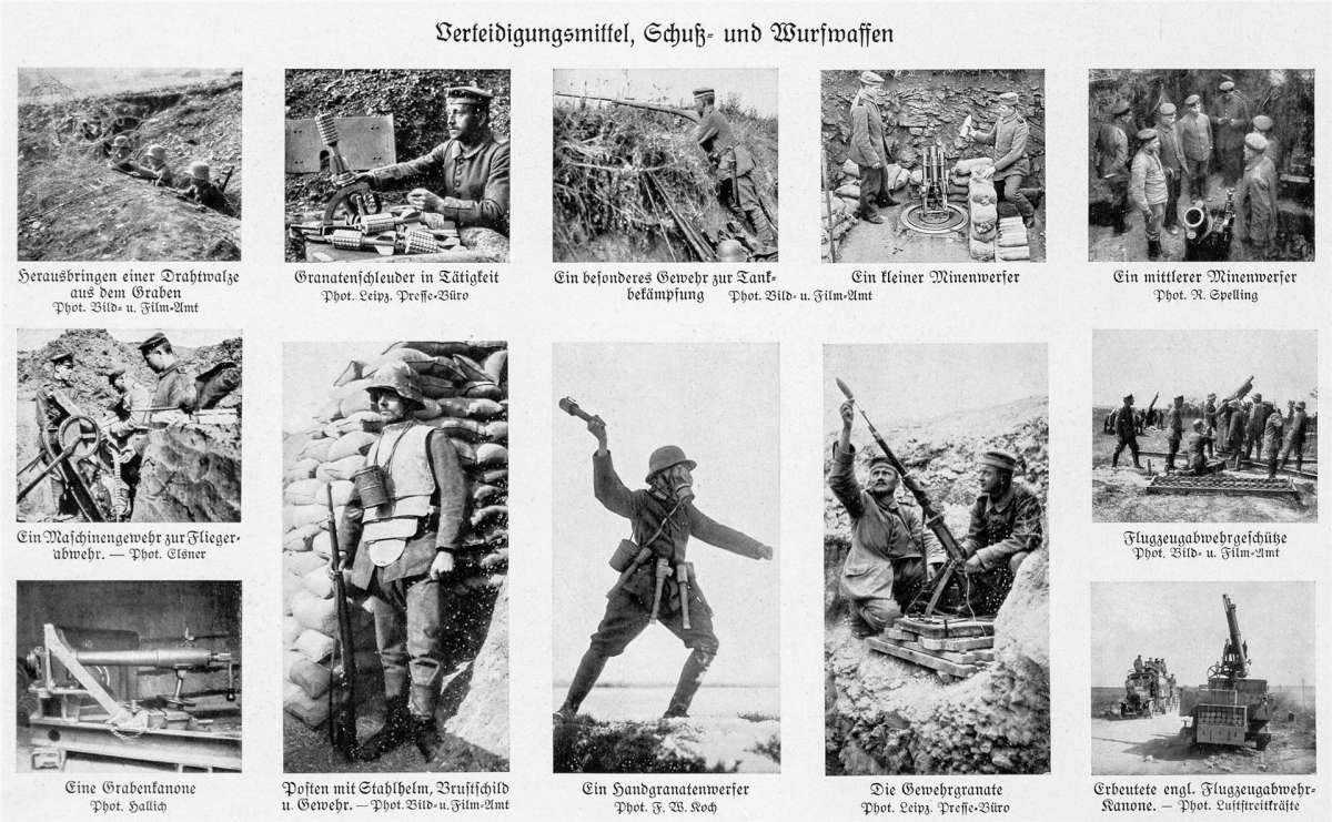 Quelle: Großer Bilderatlas des Weltkriegs, Band III, München, 1919, Verlag von F. Bruckmann