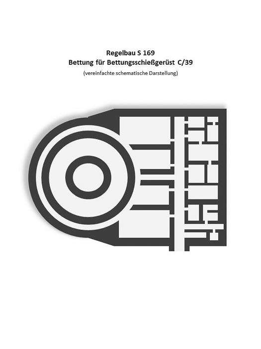Regelbau S 169 - Bettung für Bettungsschießgerüst C/39 - Atlantikwall - Zweiter Weltkrieg