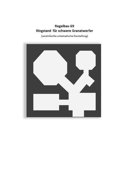 Regelbau 69 - Ringstand für schwere Granatwerfer - Atlantikwall - Zweiter Weltkrieg