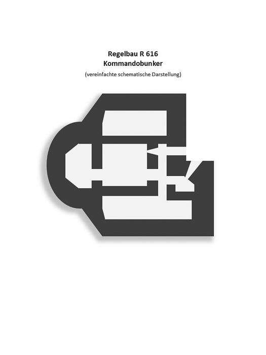 Regelbau R 616 - Kommandobunker - Atlantikwall - Zweiter Weltkrieg 