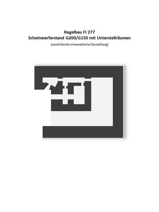 Regelbau Fl 277 - Scheinwerferstand - Atlantikwall - Zweiter Weltkrieg