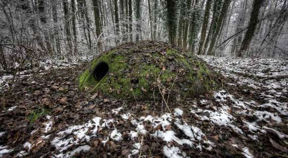 Panzerturm der Feste Freiherr von der Goltz - Groupe fortifié de la Marne - Metz - Frankreich Panzerturm der Feste Freiherr von der Goltz - Groupe fortifié de la Marne - Metz - Frankreich