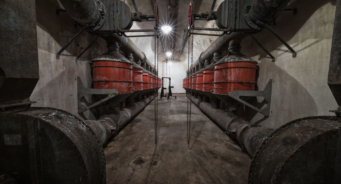 Maginot- Linie - Gros Ouvrage Hackenberg - Kohlefilter gegen Giftgas