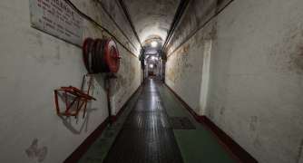 Maginot- Linie - Gros Ouvrage Hackenberg - Hohlgang zu den Maschinenraum (Usine) Maginot- Linie - Gros Ouvrage Hackenberg - Hohlgang zu den Maschinenraum (Usine)