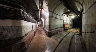 Maginot- Linie - Gros Ouvrage Hackenberg - Hohlgänge bei den Kampfblöcken 8 und 9 Maginot- Linie - Gros Ouvrage Hackenberg - Hohlgänge bei den Kampfblöcken 8 und 9