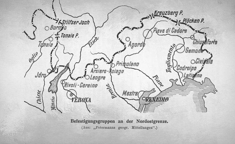 Quelle: Die italienische Armee, fünfte, veränderte Auflage, Verlag von L.W. Seidel & Sohn, Wien 1015 (Seite 73)