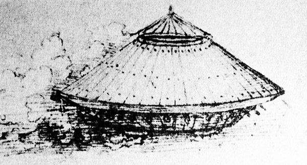 Leonardo da Vinci - Zeichnung eines Kampfwagens 